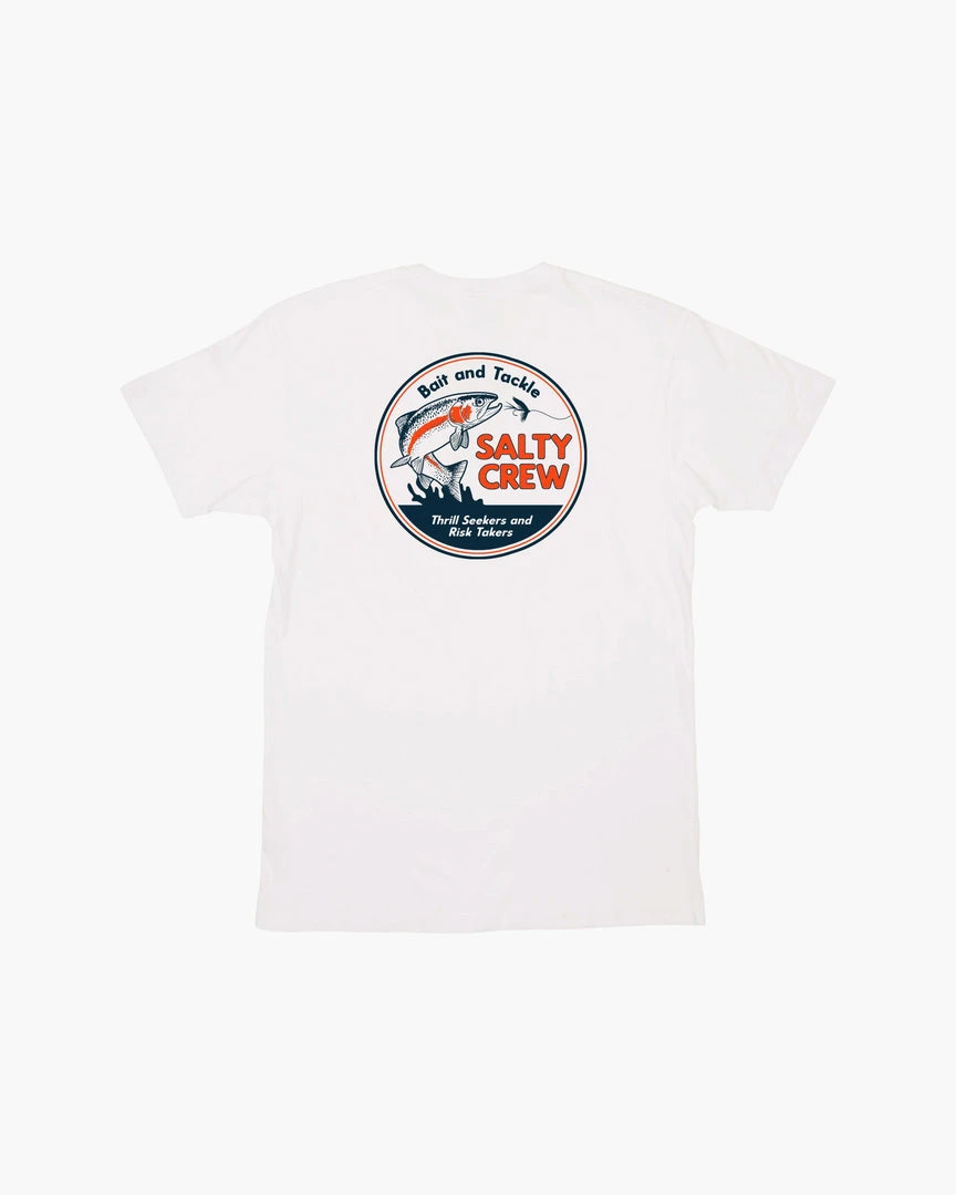 Apparel Salty Crew Fly Guy Premium Tee Shirt White 4 Apparel Salty Crew Fly Guy Premium Tee Shirt White