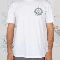 Salty Crew Dos Palms Premium S/S Tee White Apparel