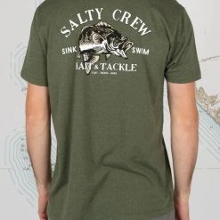 Salty Crew Salty Bass Man Standard S/S Tee Spruce