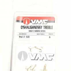 VMC O'Shaughnessy Gold Treble Hooks