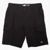 Salty Crew Deep Sea II Cargo Shorts Black