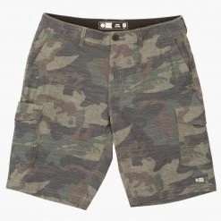 Salty Crew Deep Sea II Cargo Shorts Camo