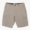 Salty Crew Drifter 2 Hybrid Cargo Shorts Grey
