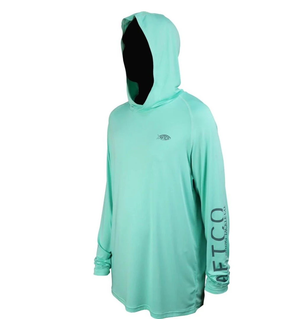 Aftco Samurai Sun Protection Hoodie - Opal 3 Aftco Samurai Sun Protection Hoodie - Opal