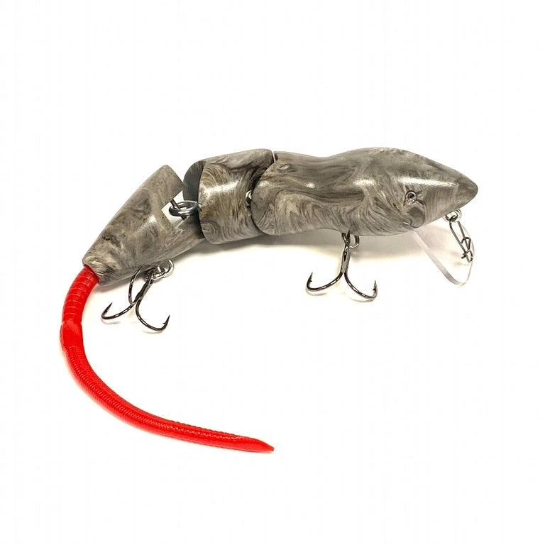 PB Rats PB Rat 3 Piece Wakebait Freshwater 12 PB Rats PB Rat 3 Piece Wakebait Freshwater