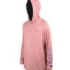 Aftco Samurai Sun Protection Hoodie - Hazy Rose Heather