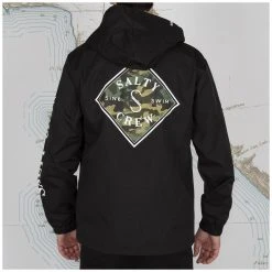 Freshwater Salty Crew Tippet Decoy Snap Jacket Black