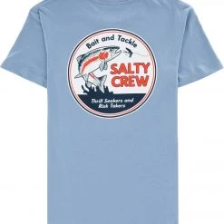 Salty Crew Fly Guy Premium Light Blue Tee Apparel