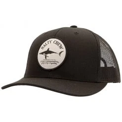 Freshwater Salty Crew Bruce Retro Trucker Hat Black