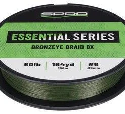 Spro Essential Series Bronzeye Braid 8X Moss Green Freshwater