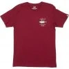 Salty Crew Big Blue Premium Tee T-shirt Burgundy