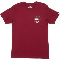 Salty Crew Big Blue Premium Tee T-shirt Burgundy