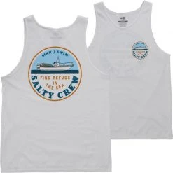 Salty Crew Dawn Patrol Tank - White