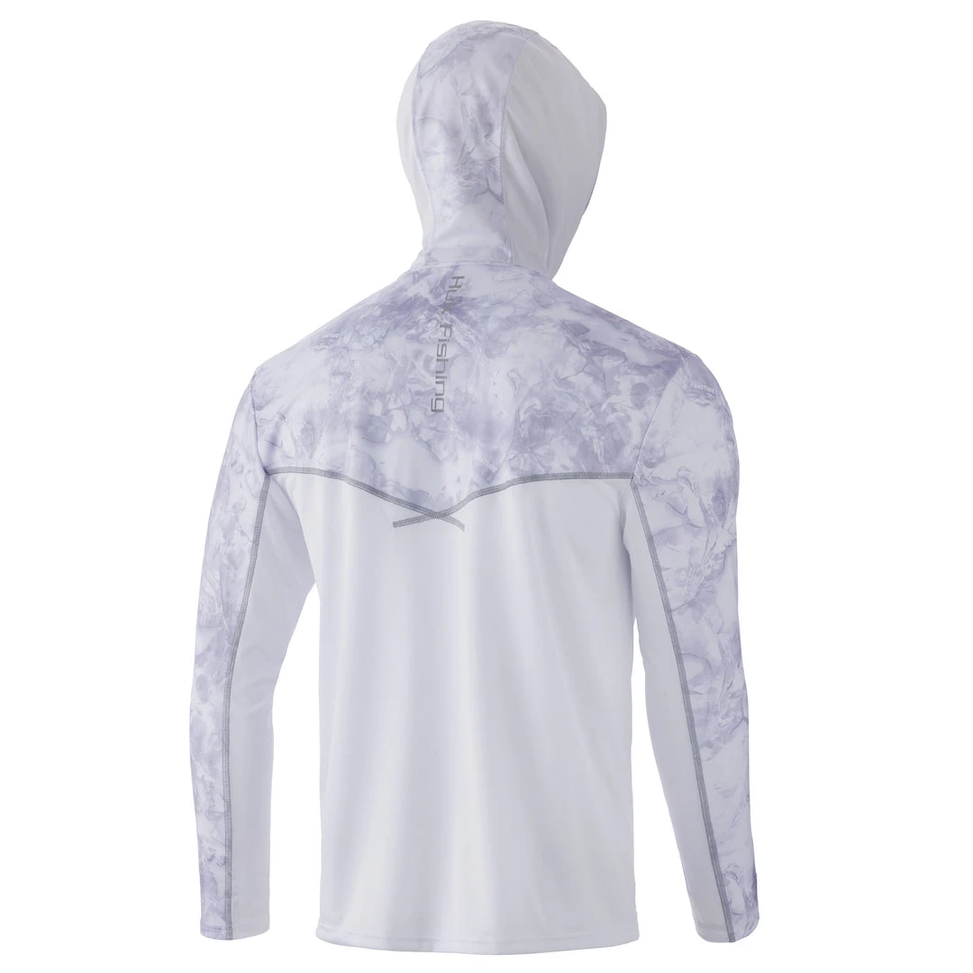 Huk Icon X Hooded LS Shirt Mossy Oak Drift Apparel 3 Huk Icon X Hooded LS Shirt Mossy Oak Drift Apparel