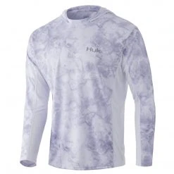 Huk Icon X Hooded LS Shirt Mossy Oak Drift Apparel