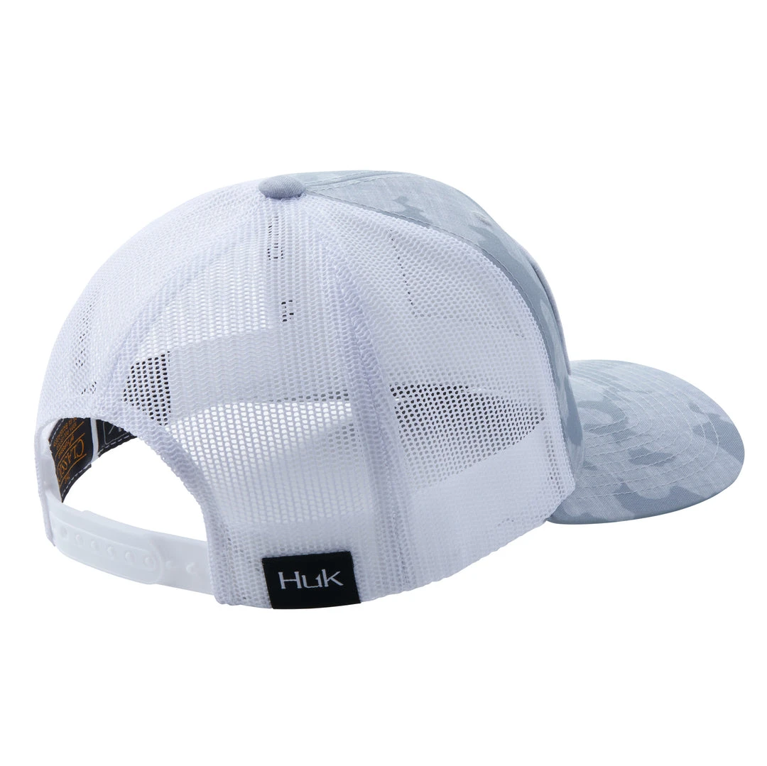 Huk Running Lakes Trucker Hat Overcast Gray Apparel 4 Huk Running Lakes Trucker Hat Overcast Gray Apparel