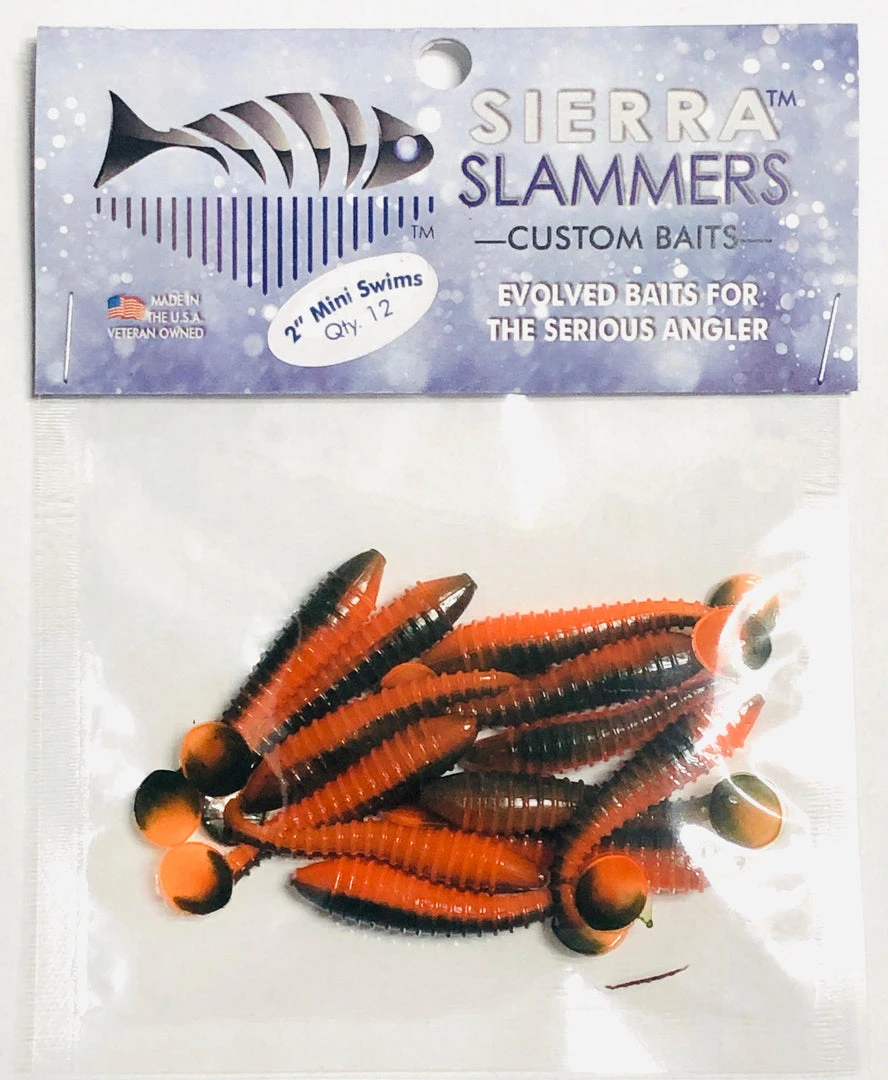 Sierra Slammers 2" Trout Bulk Swimbaits Freshwater 3 Sierra Slammers 2" Trout Bulk Swimbaits Freshwater