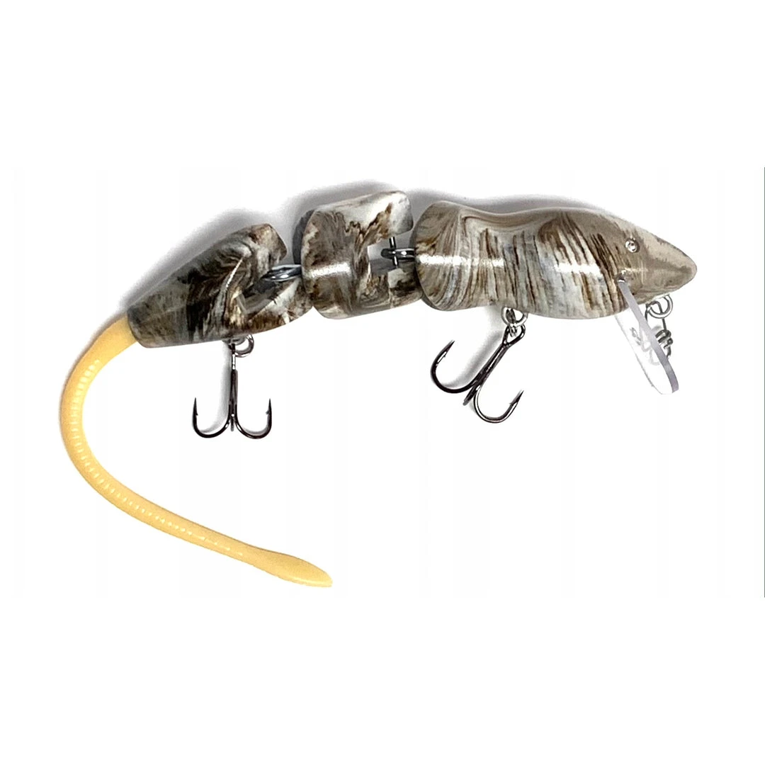 PB Rats PB Rat 3 Piece Wakebait Freshwater 15 PB Rats PB Rat 3 Piece Wakebait Freshwater