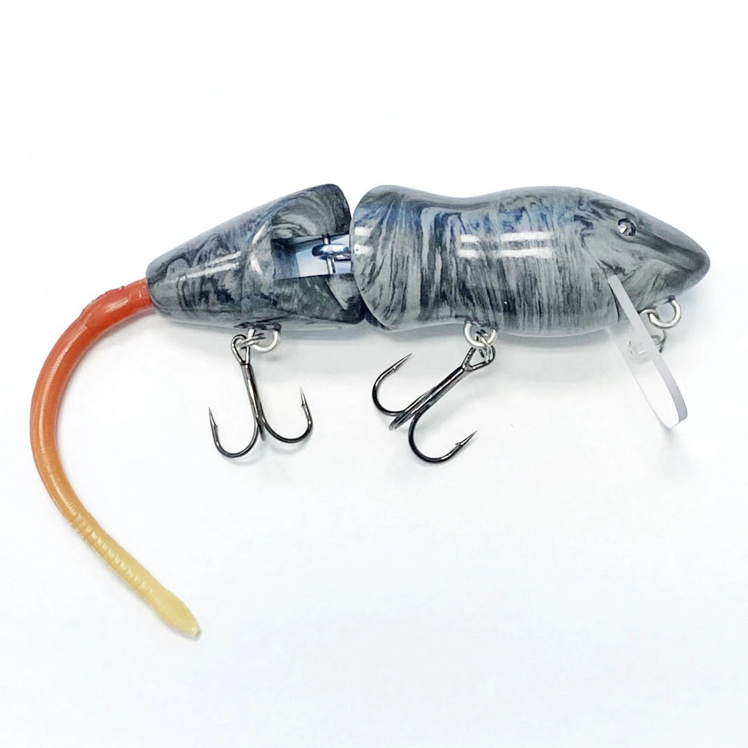 PB Rats PB Rat 2 Piece Wakebait Freshwater 12 PB Rats PB Rat 2 Piece Wakebait Freshwater