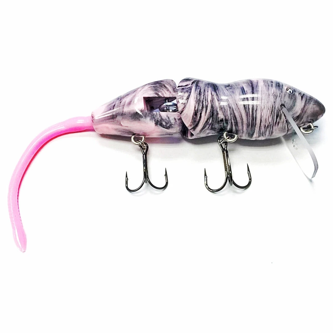 PB Rats PB Rat 2 Piece Wakebait Freshwater 25 PB Rats PB Rat 2 Piece Wakebait Freshwater