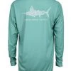 Aftco Jigfish UV Protection LS Fishing Shirt - Agate