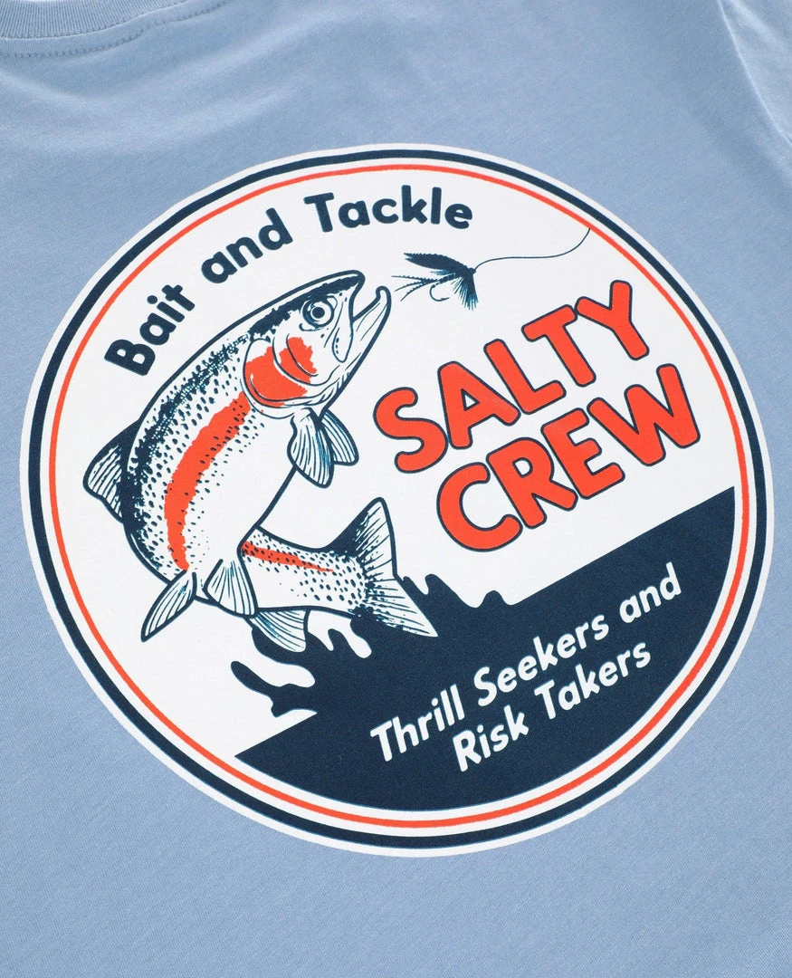 Salty Crew Fly Guy Premium Light Blue Tee Apparel 5 Salty Crew Fly Guy Premium Light Blue Tee Apparel