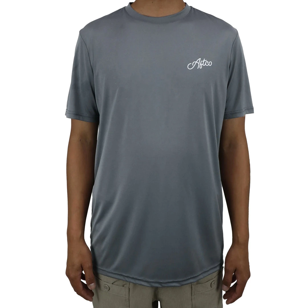 Aftco Momentum SS Performance Shirt Charcoal 5 Aftco Momentum SS Performance Shirt Charcoal