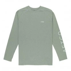 Aftco Samurai L/S UV Shirt Olive Heather