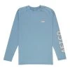 Aftco Samurai L/S UV Shirt Slate Blue Heather
