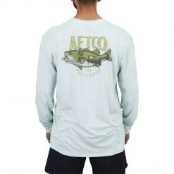 Aftco Wild Catch Long Sleeve Tee Sprout