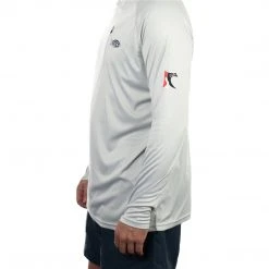 Aftco Jason Christine Hooded Performance Shirt - Gray