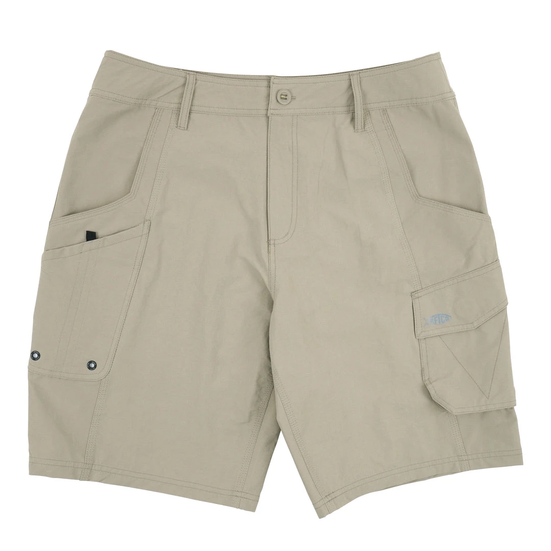 Aftco Stealth Fishing Shorts Khaki 3 Aftco Stealth Fishing Shorts Khaki