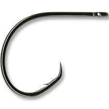 Hooks Mustad 4X Strong Demon Perfect Circle Offset Hook 39943NP-BN