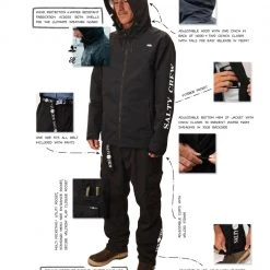Salty Crew Pinnacle Black Jacket