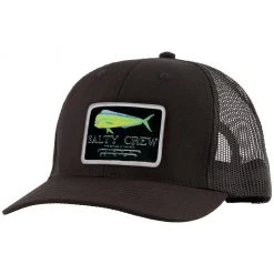Salty Crew Mahi Mount Retro Trucker Hat - Black