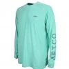 Aftco Samurai LS Sun Protection Shirt - Opal