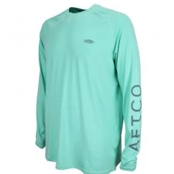 Aftco Samurai LS Sun Protection Shirt - Opal