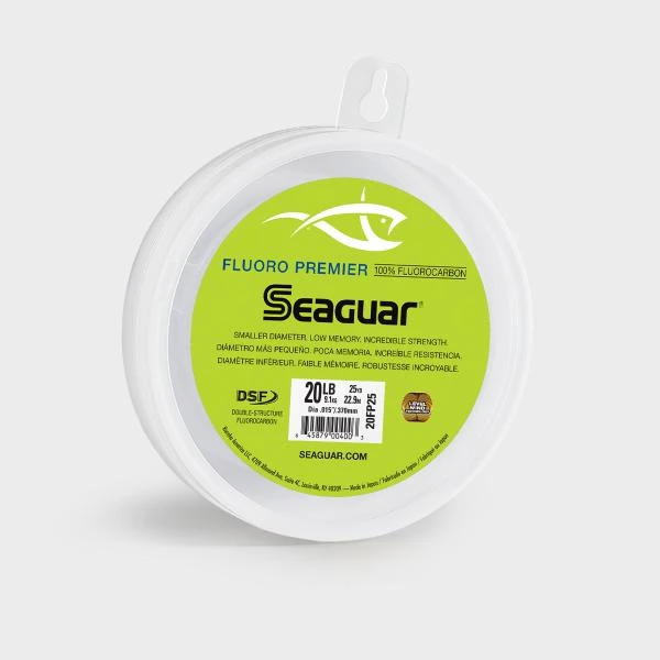 Freshwater Seaguar Premier 100% Fluorocarbon 50 Yards Leader Line 3 Freshwater Seaguar Premier 100% Fluorocarbon 50 Yards Leader Line