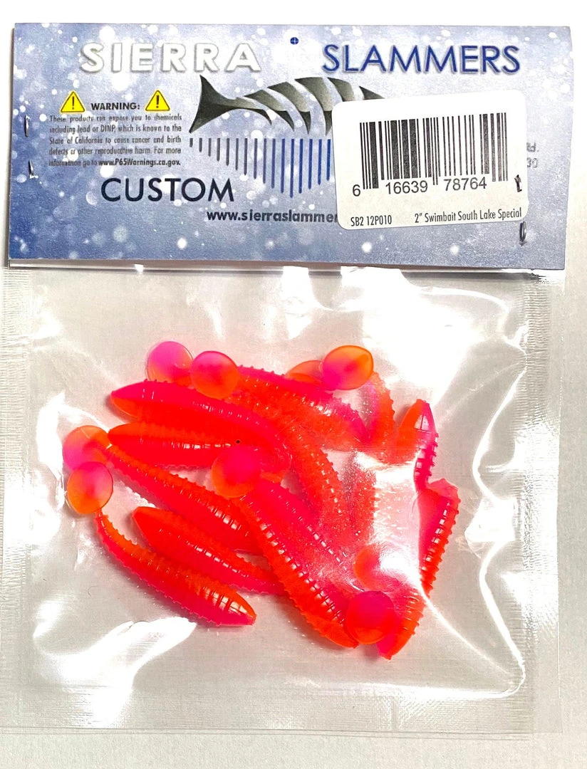Sierra Slammers 2" Trout Bulk Swimbaits Freshwater 4 Sierra Slammers 2" Trout Bulk Swimbaits Freshwater