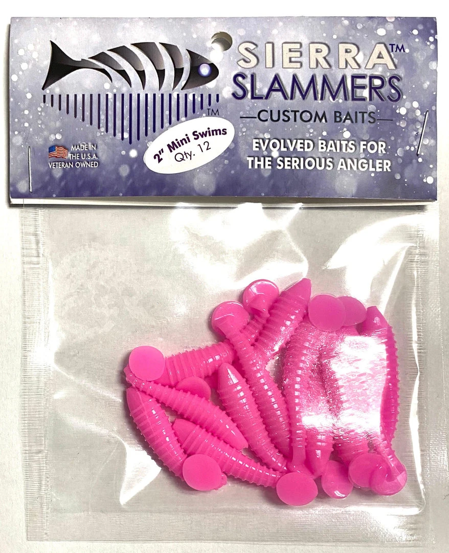 Sierra Slammers 2" Trout Bulk Swimbaits Freshwater 8 Sierra Slammers 2" Trout Bulk Swimbaits Freshwater