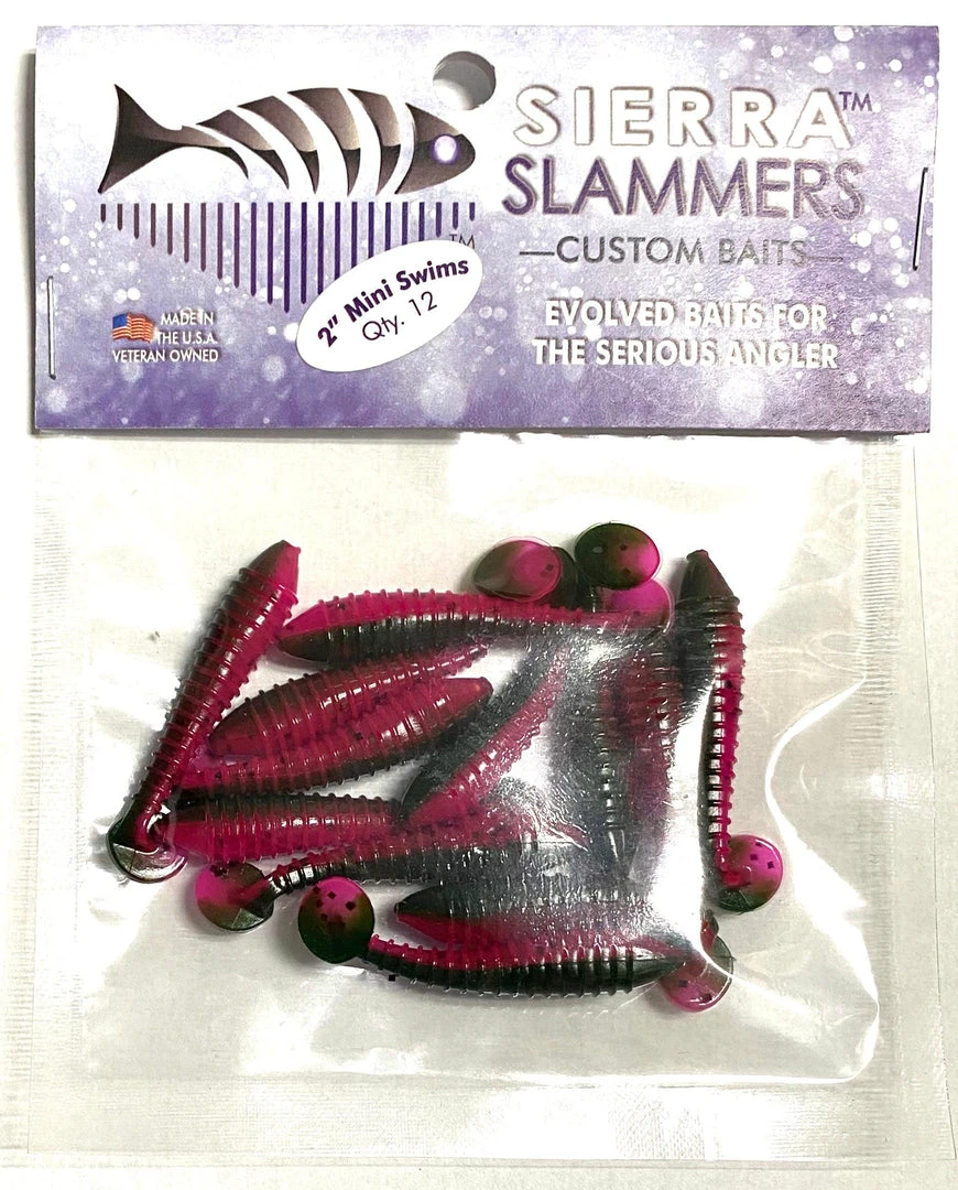 Sierra Slammers 2" Trout Bulk Swimbaits Freshwater 10 Sierra Slammers 2" Trout Bulk Swimbaits Freshwater