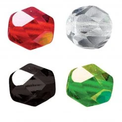 Top Brass Glass Beads