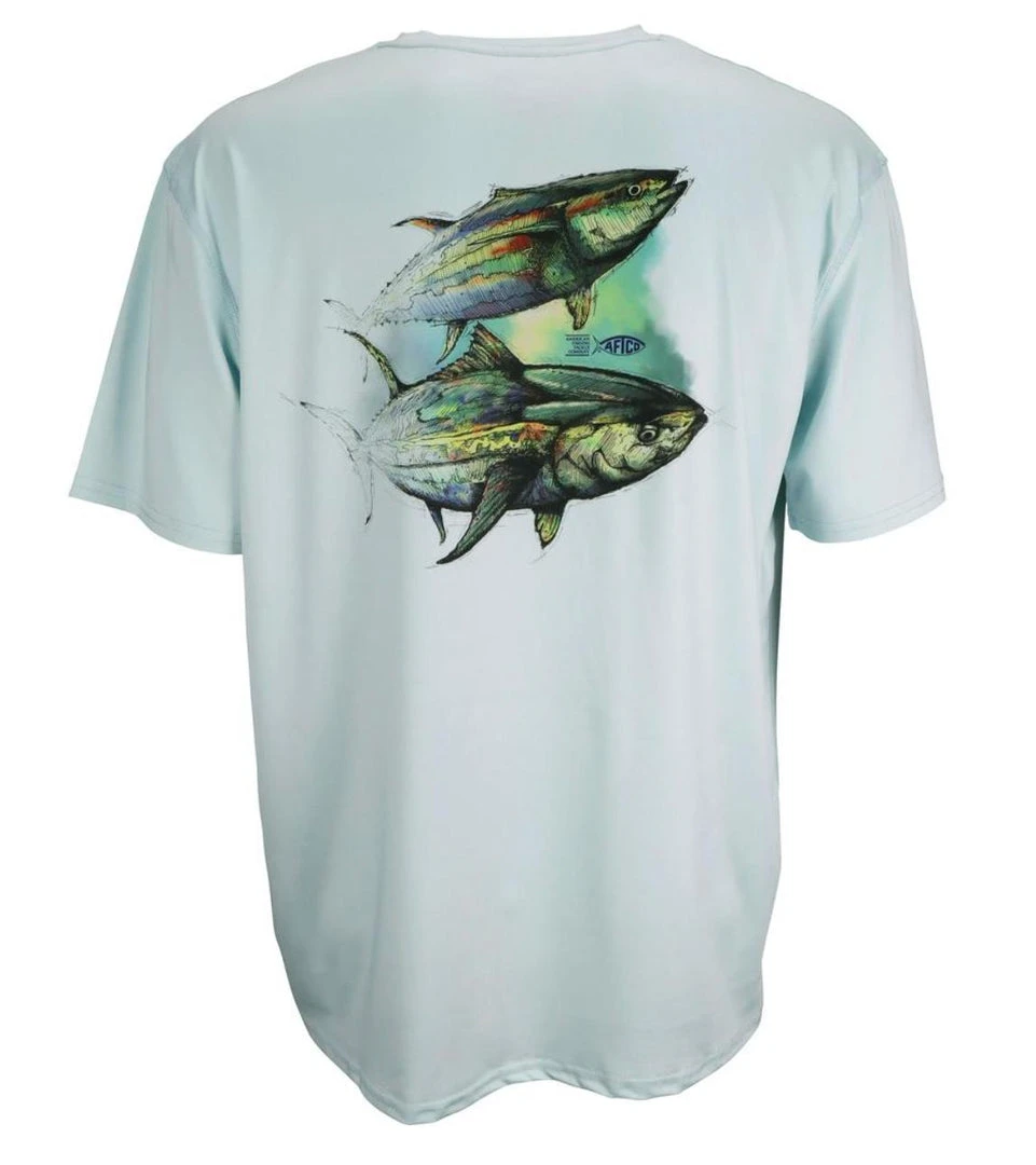 Aftco Wingman SS Performance Shirt - Mist 3 Aftco Wingman SS Performance Shirt - Mist