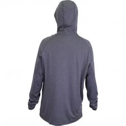 AFTCO Barracuda Geo Cool Hooded Long Sleeve Performance Shirt