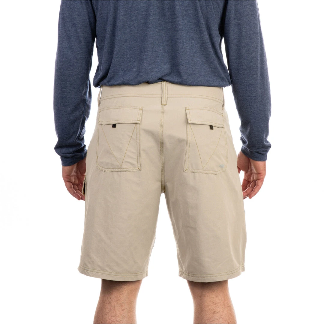 Aftco Stealth Fishing Shorts Khaki 5 Aftco Stealth Fishing Shorts Khaki