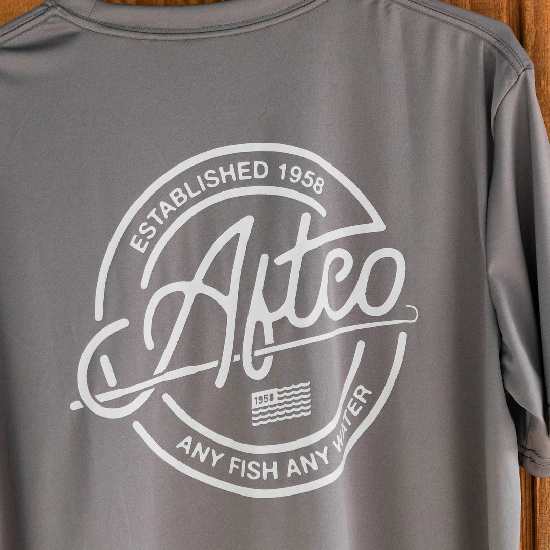 Aftco Momentum SS Performance Shirt Charcoal 4 Aftco Momentum SS Performance Shirt Charcoal