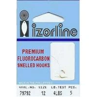 Izorline Fluorocarbon Snelled Trout Leaders Freshwater